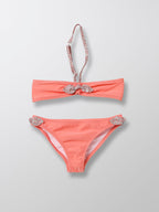 Maillot Deux Pièces Liberty - Rouge Moyen Imprime - Fille