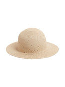 Sombrero de ceremonia. - Liso Beige Medio - Niña