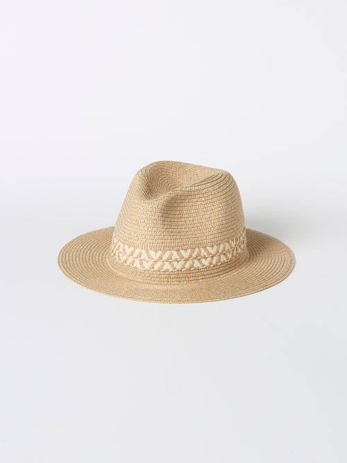 Cyrillus - Chapeau Tresse - Beige Clair Multicolore - Fille