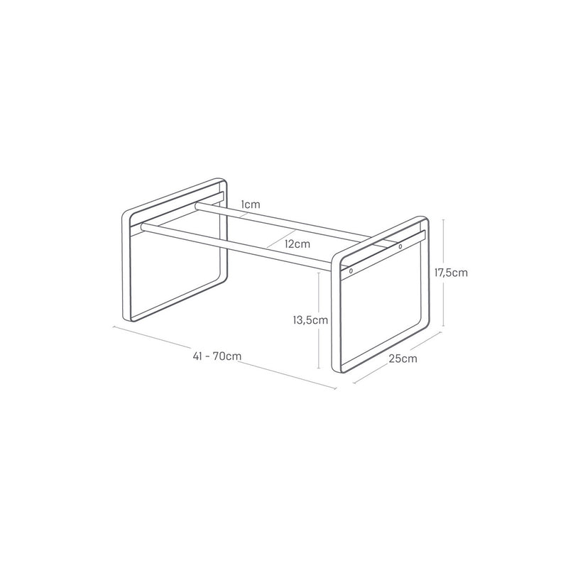 Étagère À Chaussures Extensible - Frame - Blanc