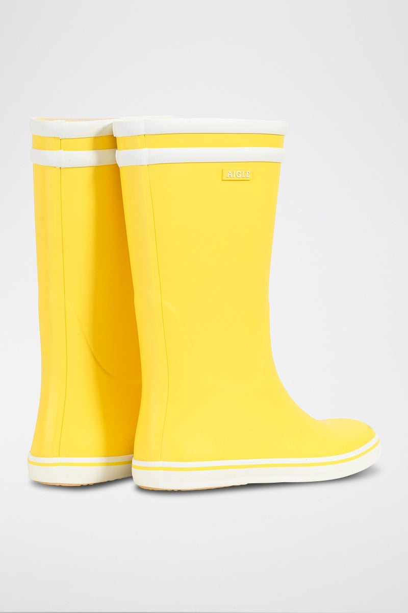 Botines Malouine Bt - Amarillo/Blanco - Mujer