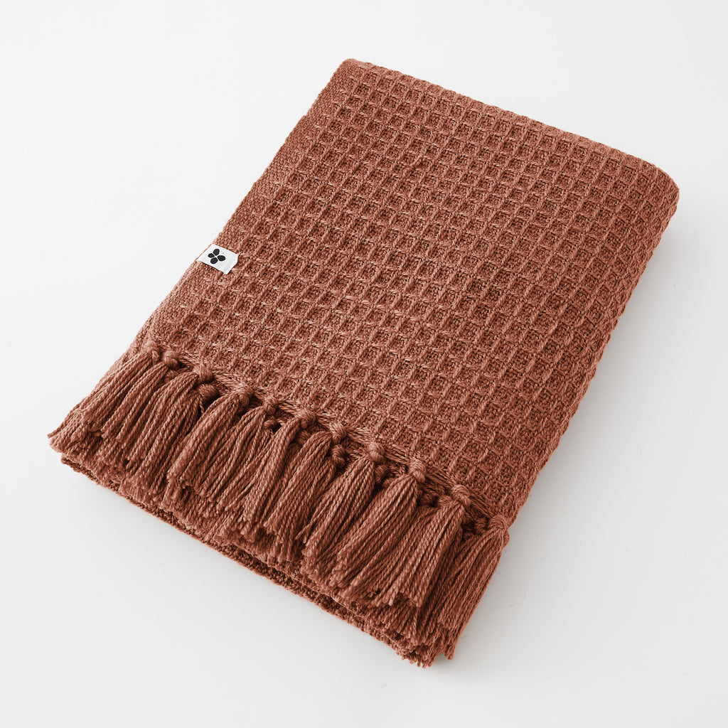 Gabin - Couvre Lit - Terracotta