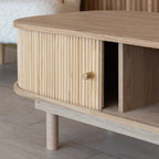 Mesa Centro Hector Dos Puertas Madera
