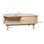 Mesa Centro Hector Dos Puertas Madera