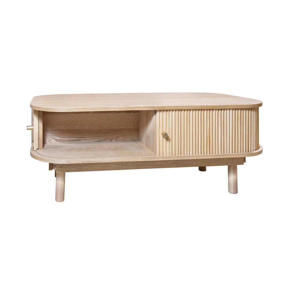 Mesa Centro Hector Dos Puertas Madera
