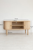 Mueble Tv Hector Dos Puertas - Madera