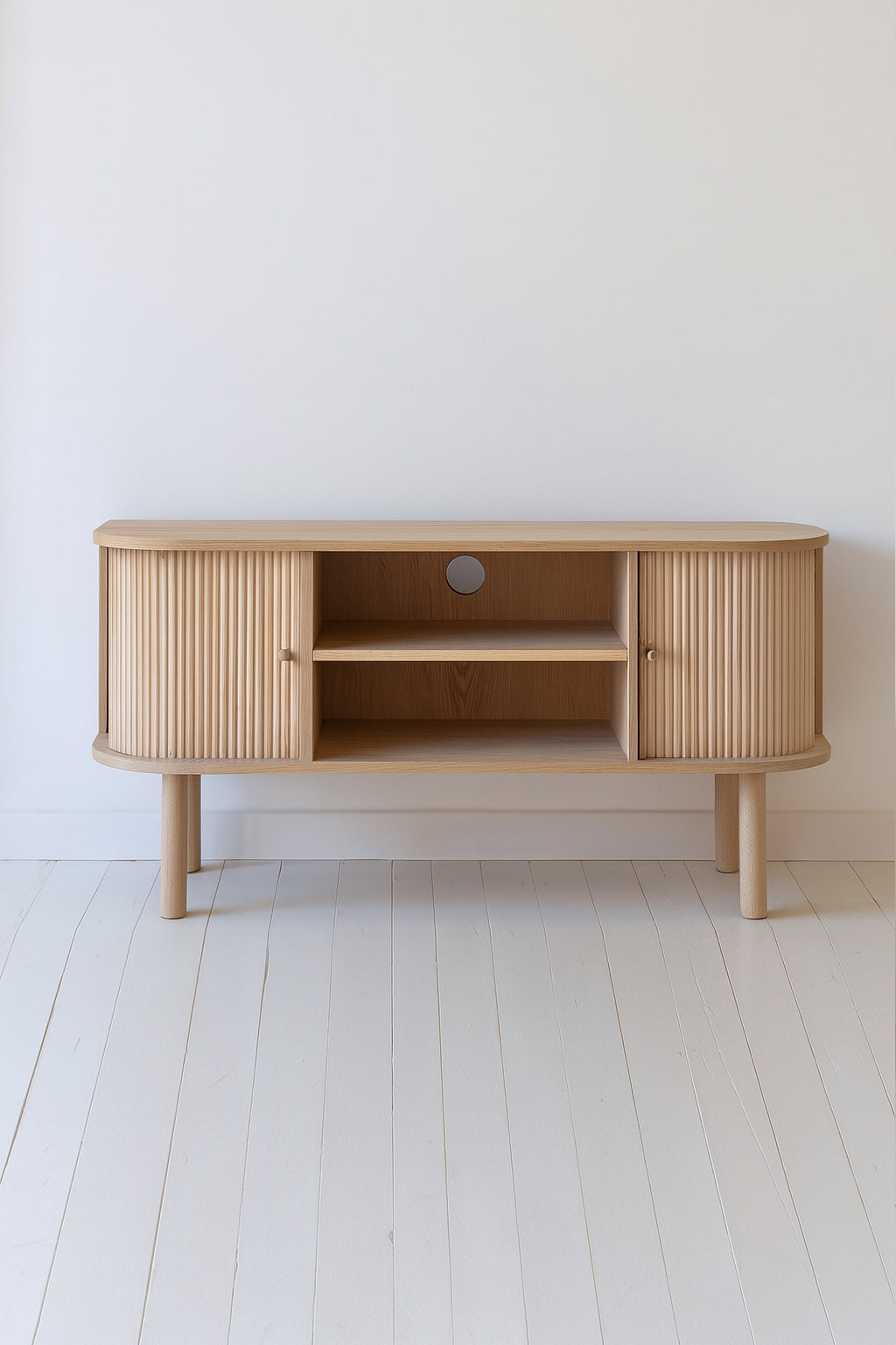 Mueble Tv Hector Dos Puertas - Madera