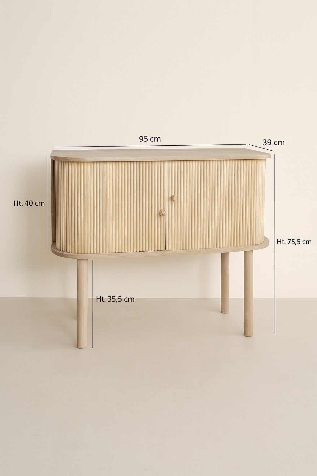 Hector - Bahut - Bois De Pin - Naturel
