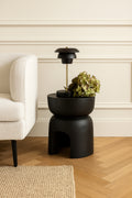 Tree - Meuble D'Appoint - Bois De Paulownia - Noir