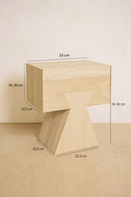 Line Side Furniture - Natural Paulownia Wood
