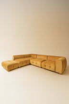 Sofá Modular Grande - Twiggy Panné Velvet - Terracota