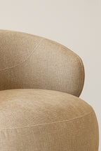Sofá Glove de terciopelo texturizado - Beige