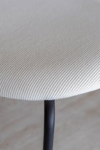 Mesa De Madera De Nogal Y 6 Sillas Riva - Pana Crudo