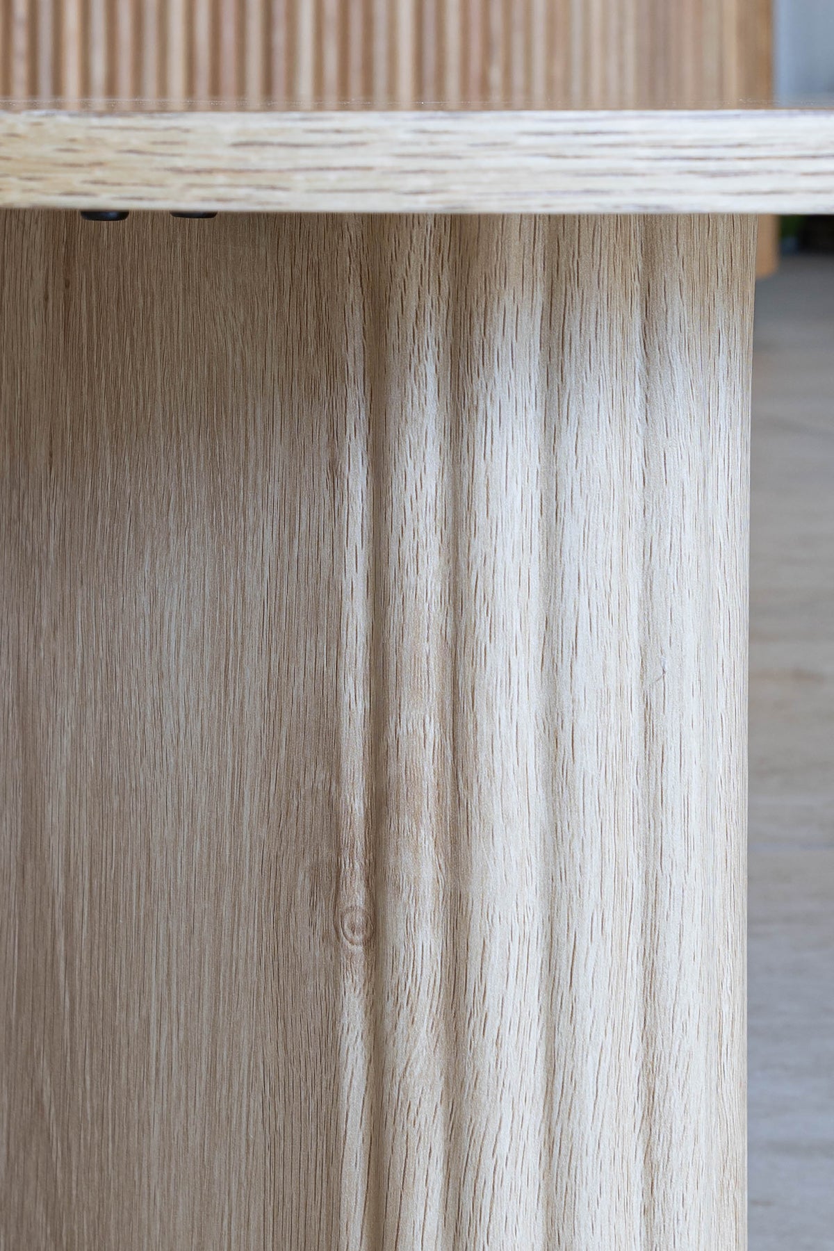 Table Basse Quito - Ovale En Bois D'Ingénierie Naturel