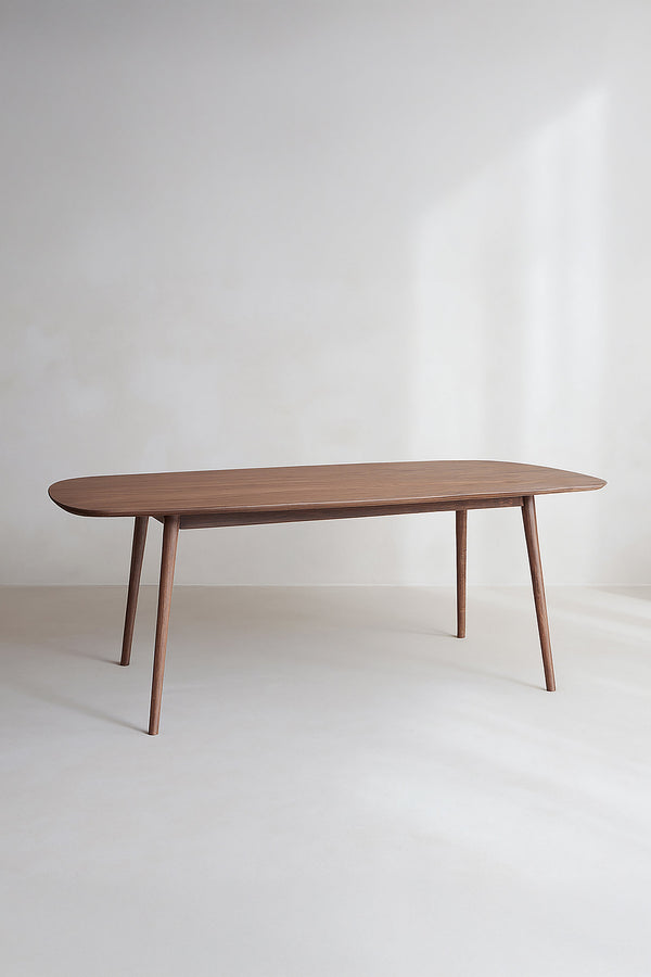 Callao - Table Rectangulaire - Effet Bois - Noyer