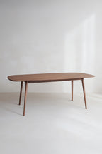 Callao Wooden Table - Walnut