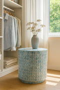 Mueble lateral Solna - Concha Capiz azul