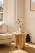 Alba - Meuble D'Appoint - Effet Bois - Naturel