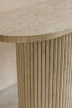 Consola Inaya - Mdf Efecto Travertino Natural