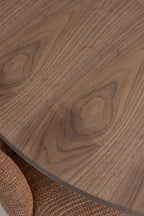Ginette - Ensemble Table Extensibl - Tissu - Terracotta
