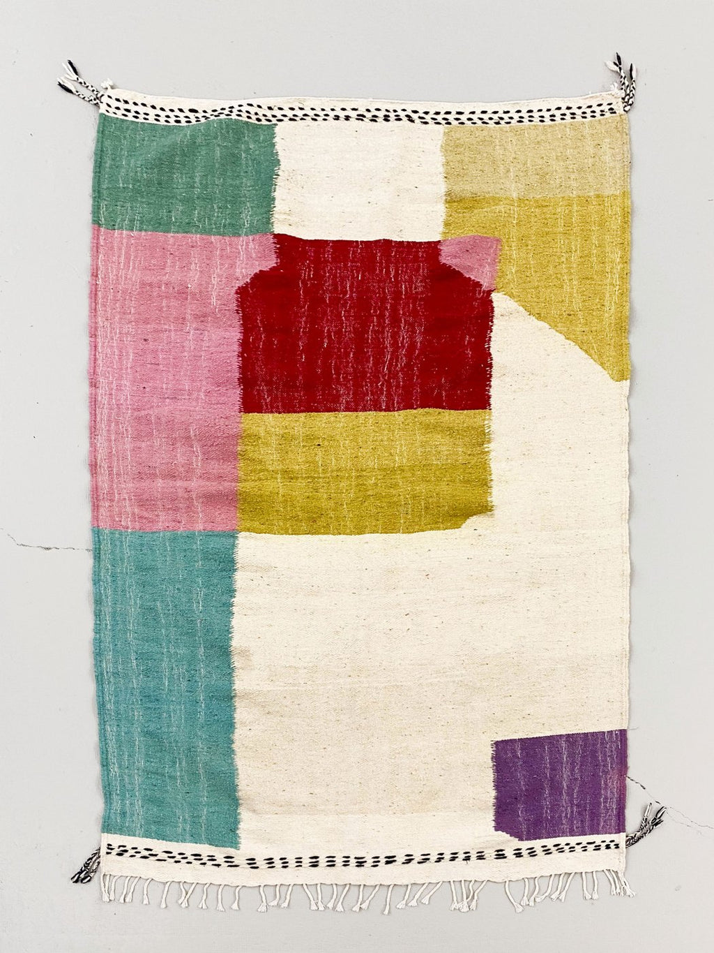 Kilim bereber marroquí 2,45 × 1,40 m