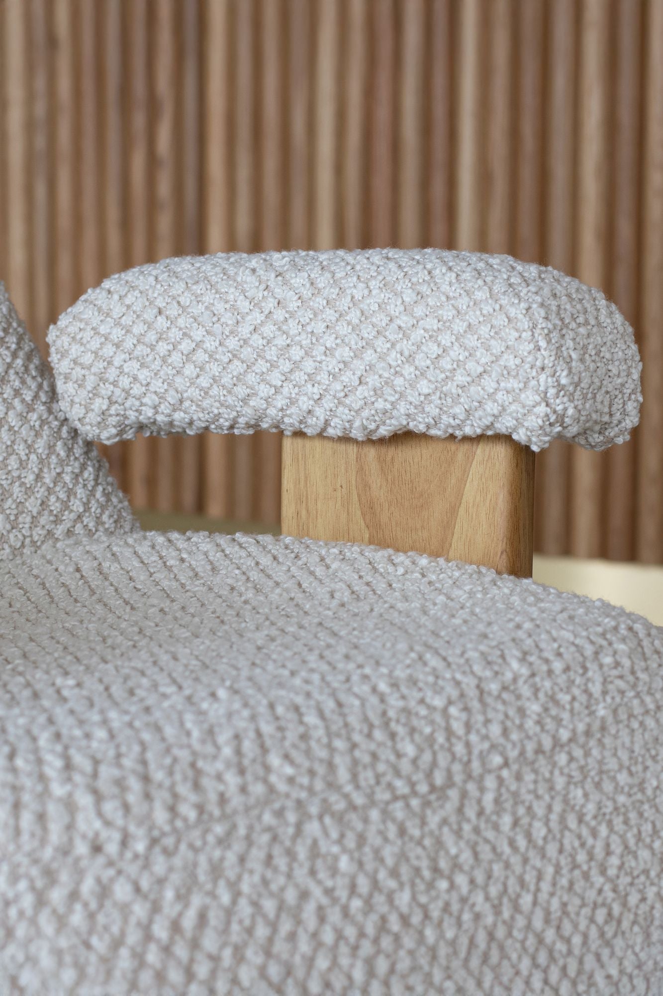 Ulysse Armchair - Bouclette - Ecru