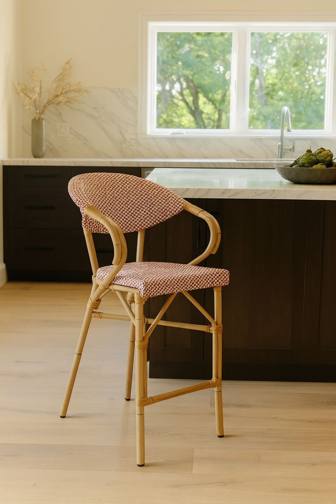Set of 2 Textilene Bar Armchairs - Amalfi Red