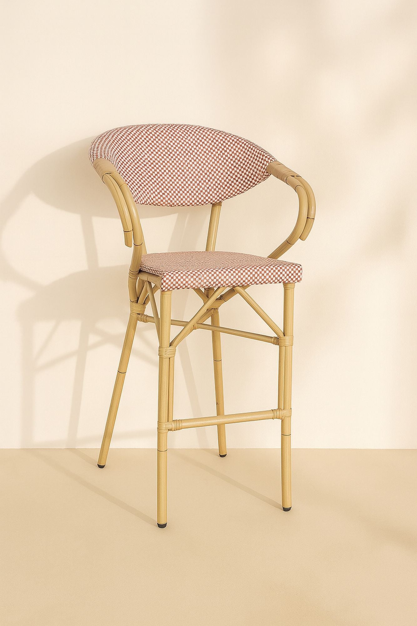 Set of 2 Textilene Bar Armchairs - Amalfi Red