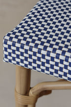 Set of 2 Textilene Bar Armchairs - Amalfi Blue