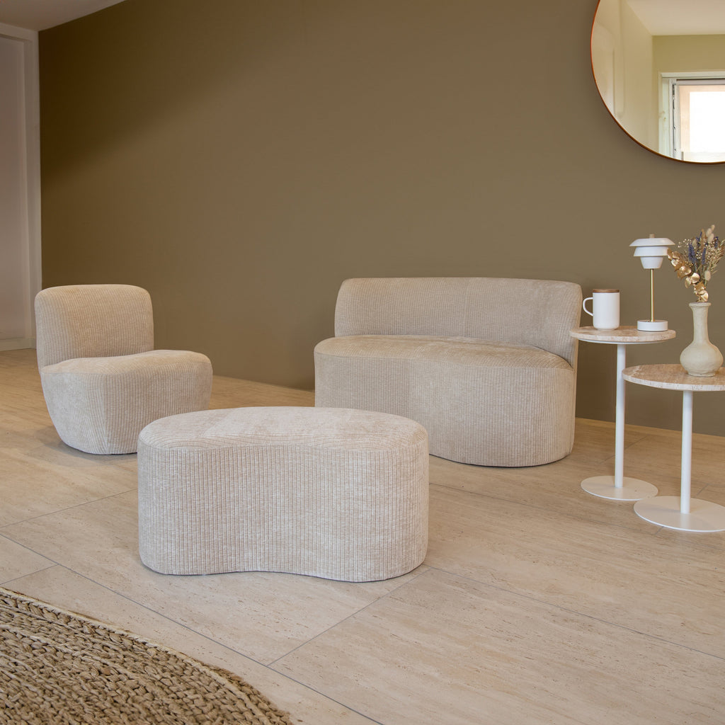 Côme Bench - Corduroy - Beige