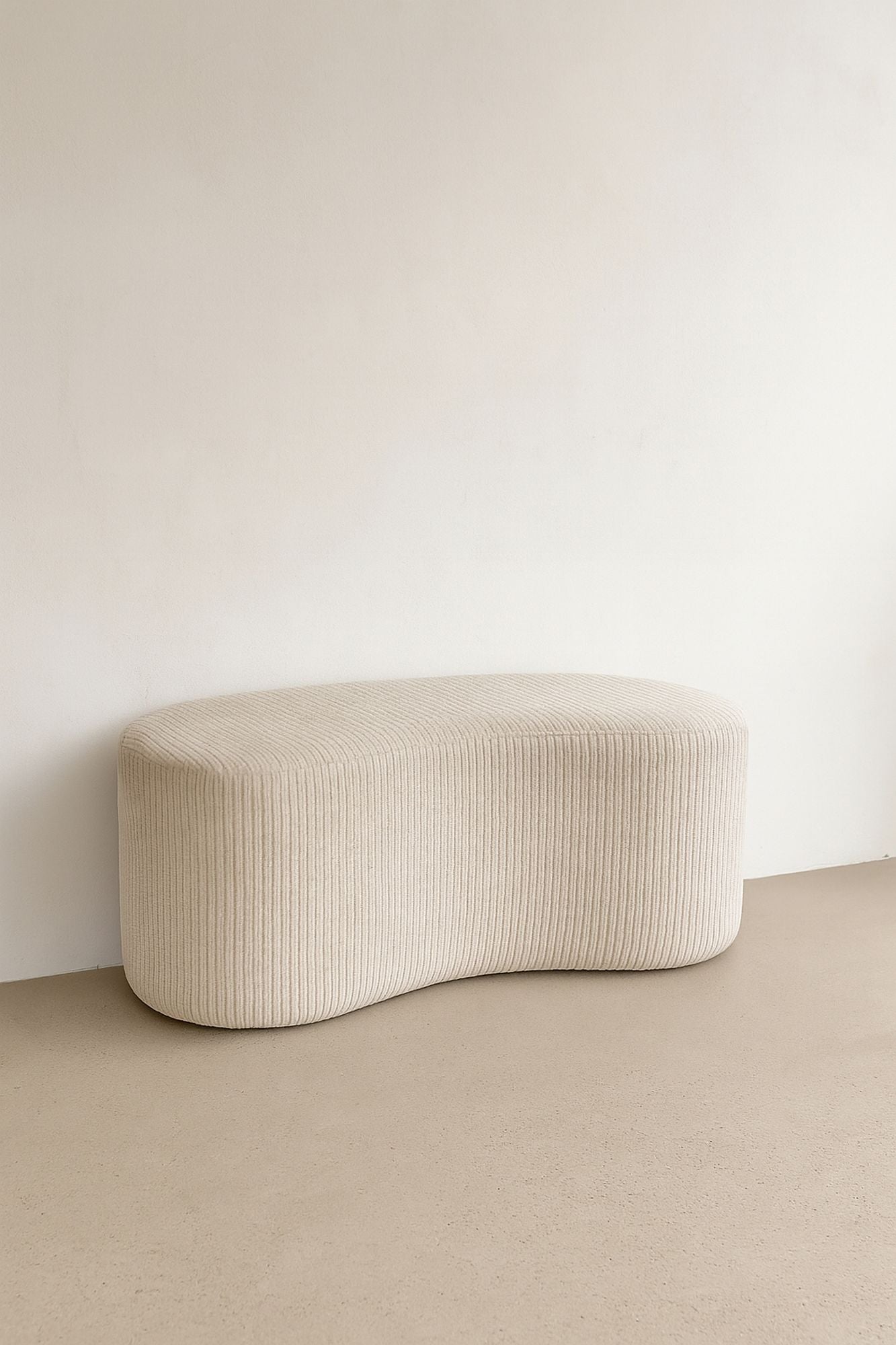 Come - Banc - Velours Cotelé/Tissu - Beige