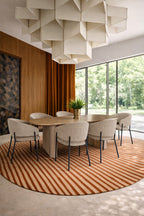 Eros - Lot 2 Faut /Table - Tissu Tweed/Metal - Noir/Latte
