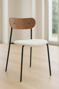 Set Of 2 Gaston Chairs - Ecru Bouclette Fabric