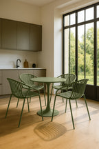 Calypso - Lot De 4 Faut De Table - Polypropylène/Métal - Vert