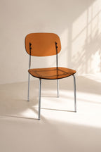 Glam - Lot De Deux Chaises - Polycarbonate - Ambre