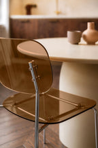 Glam - Lot De Deux Chaises - Polycarbonate - Ecorce