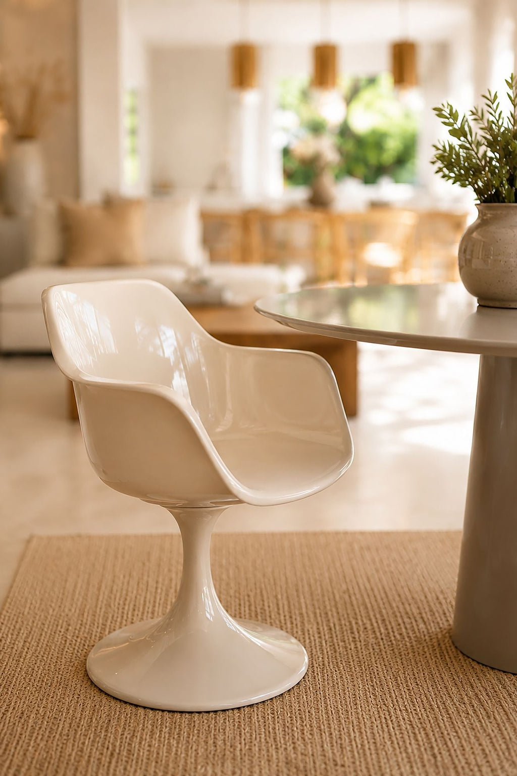 Glam - Lot De Deux Fauteuils De Table - Polycarbonate - Vison