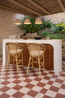 Amalfi - Lot De 2 Fauteuils De Bar - Beige