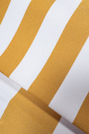 Flavio - Fauteuil Extérieur - Blanc Et Jaune Bouton D'Or