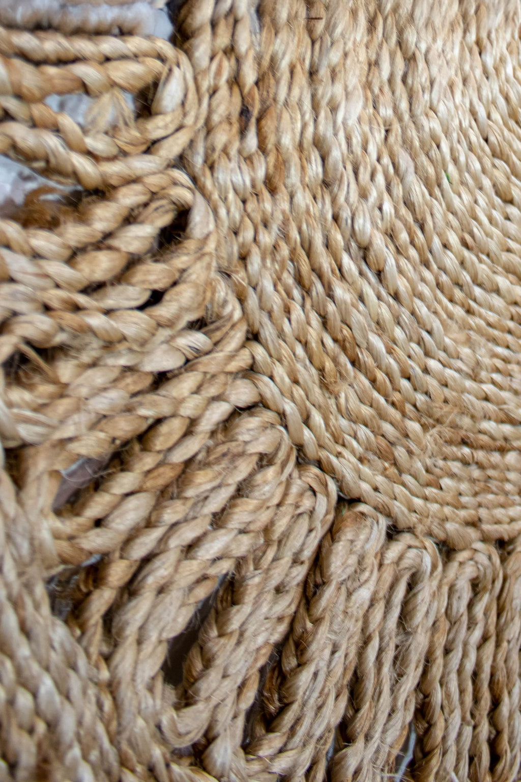 Alfombra Jerico Rectangular - Yute Natural Tejida a Mano