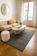 Tapis Bolu - Jute Gris Tissé À La Main