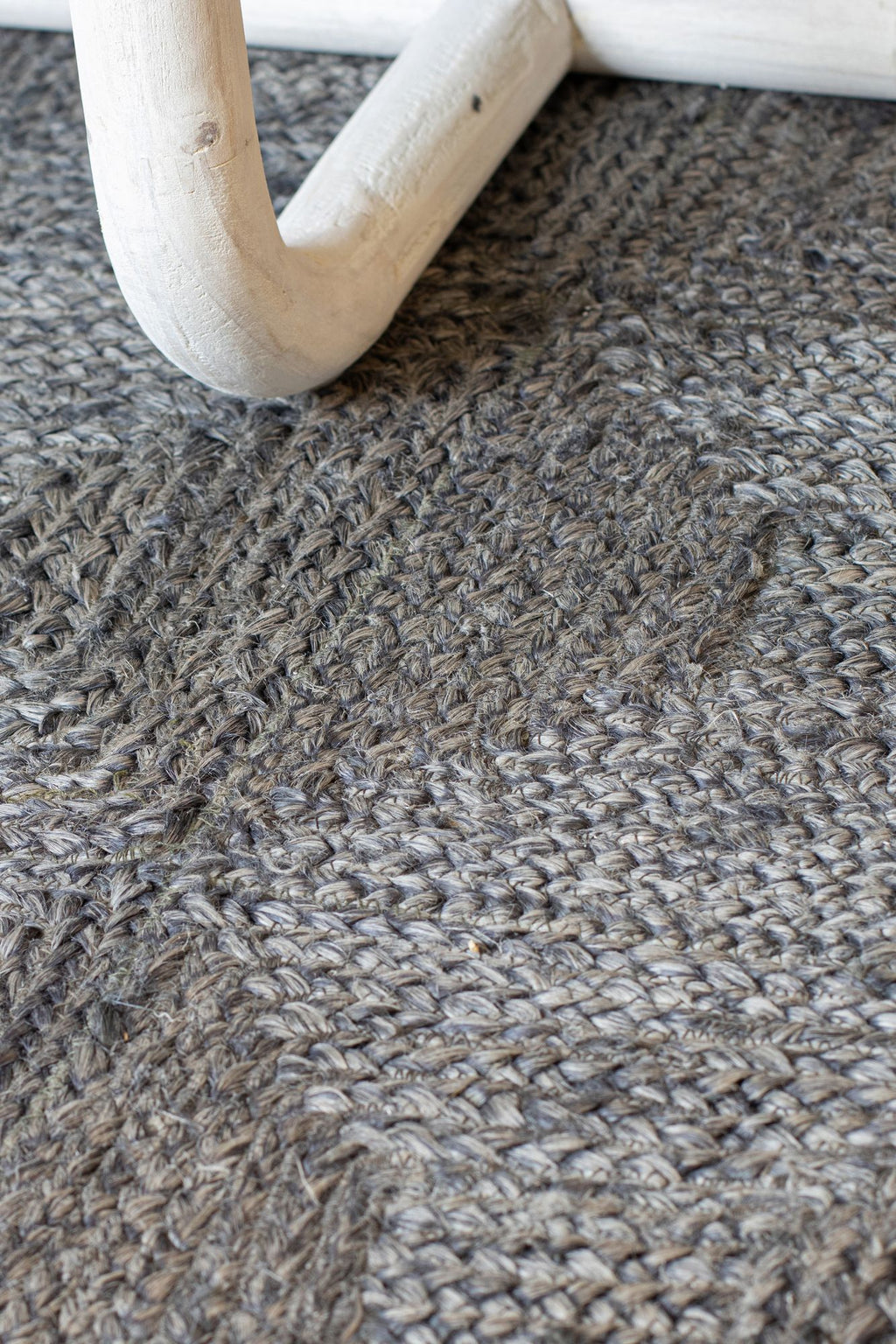 Tapis Bolu - Jute Gris Tissé À La Main