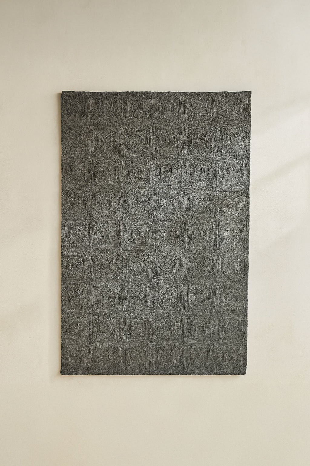 Tapis Bolu - Jute Gris Tissé À La Main