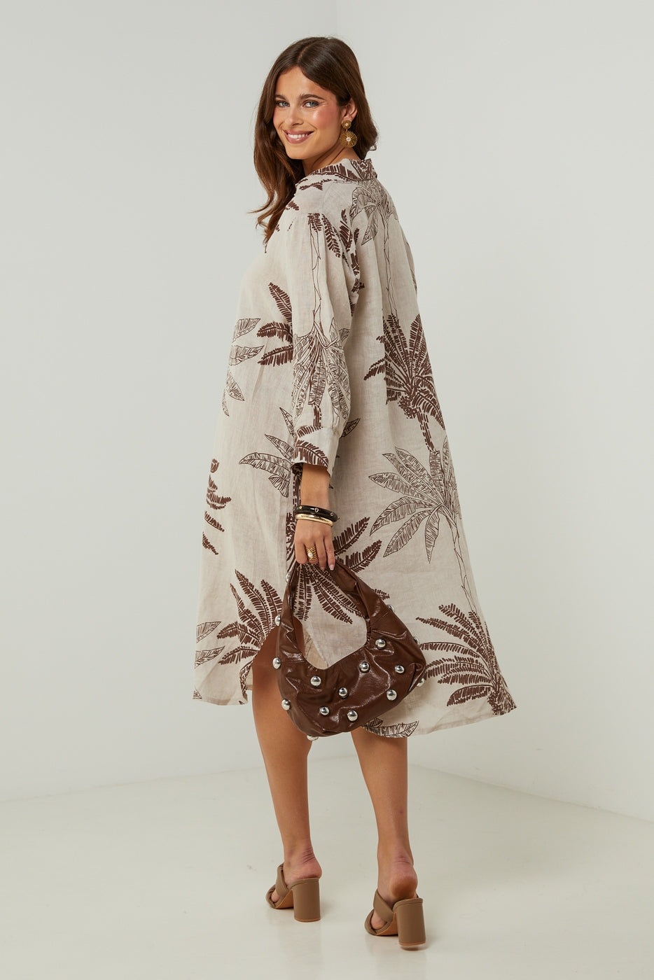 Vestido - Beige - Mujer