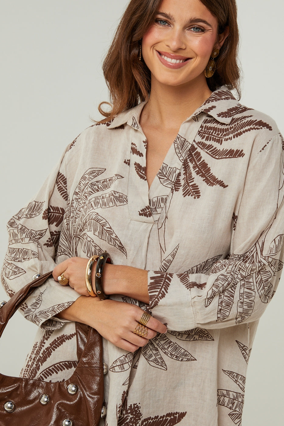 Vestido - Beige - Mujer