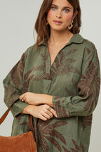 Autour Du Lin - Vestido - Caqui - Mujer