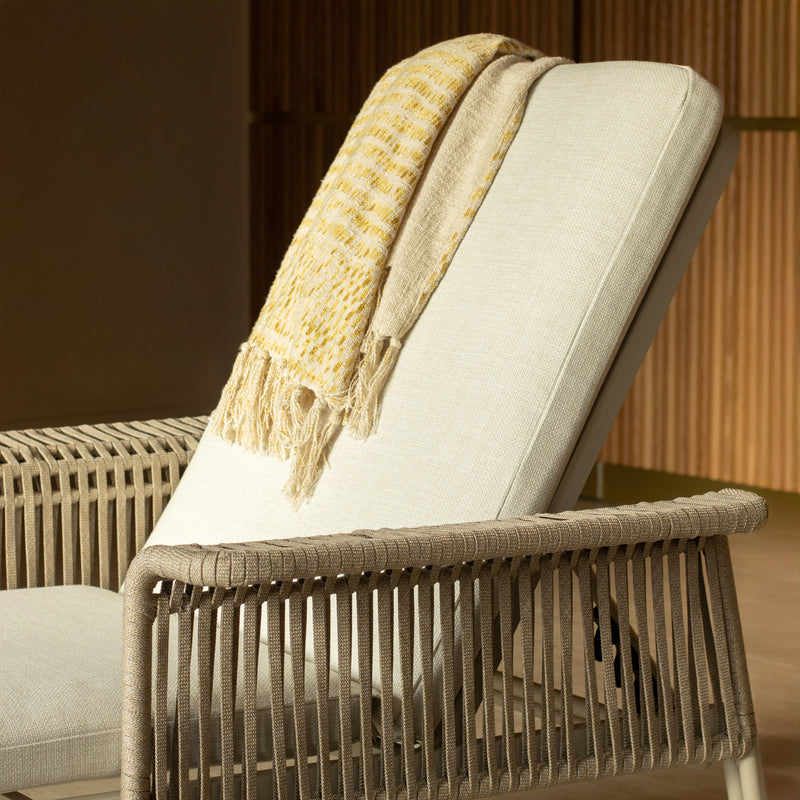 Figari - Set of 2 Aluminum Lounge Chairs - Sand