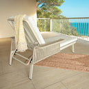 Figari - Set of 2 Aluminum Lounge Chairs - Sand