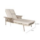 Figari - Set of 2 Aluminum Lounge Chairs - Sand