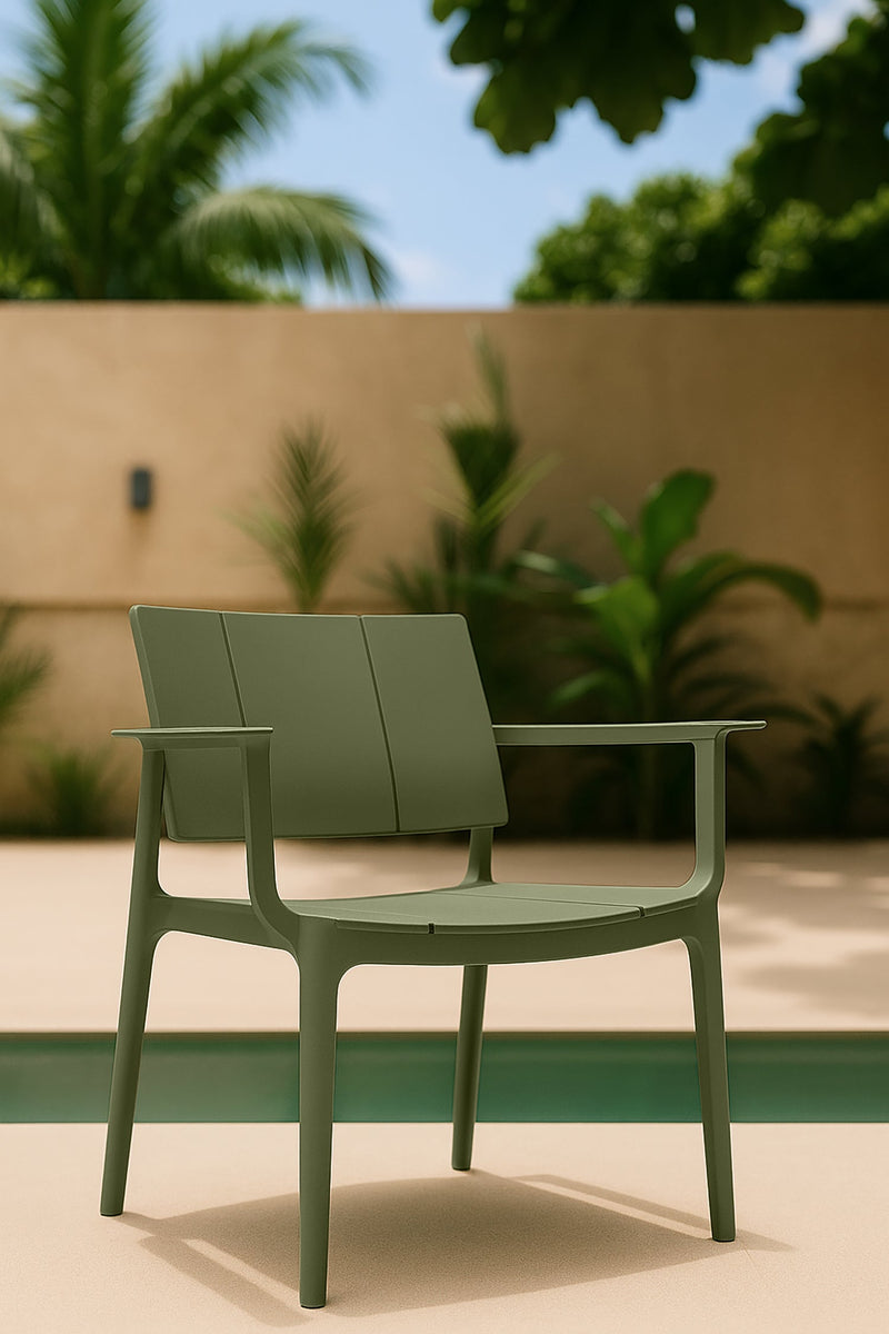Patio - Salon De Jardin Polypropylène - Vert